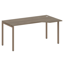 Metal System Стол криволинейный правый на П-образном м/к 1600*900*750